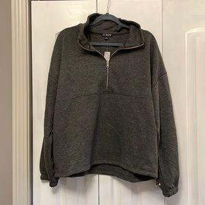 Super cute J.Crew (not factory) pique half zip